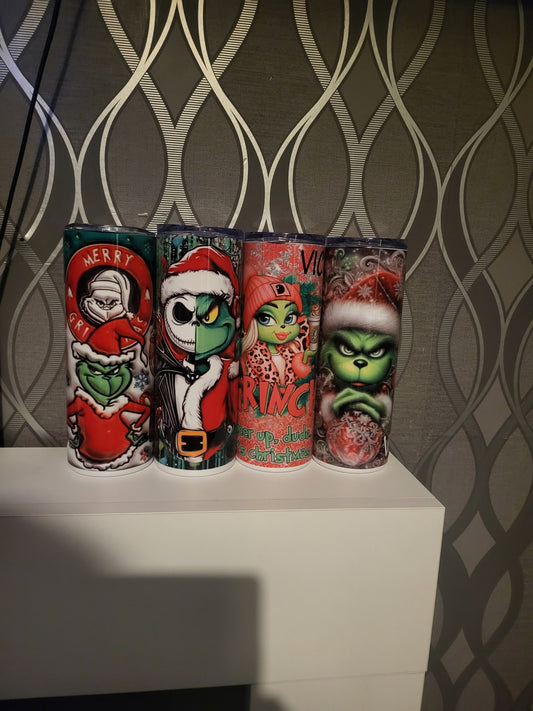 Grinch tumblers